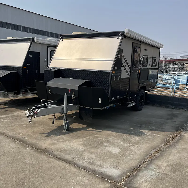クラシック RV キャンプ トレーラー