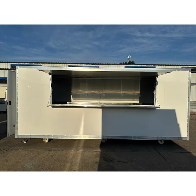 頑丈なスチール製屋外屋台キオスク