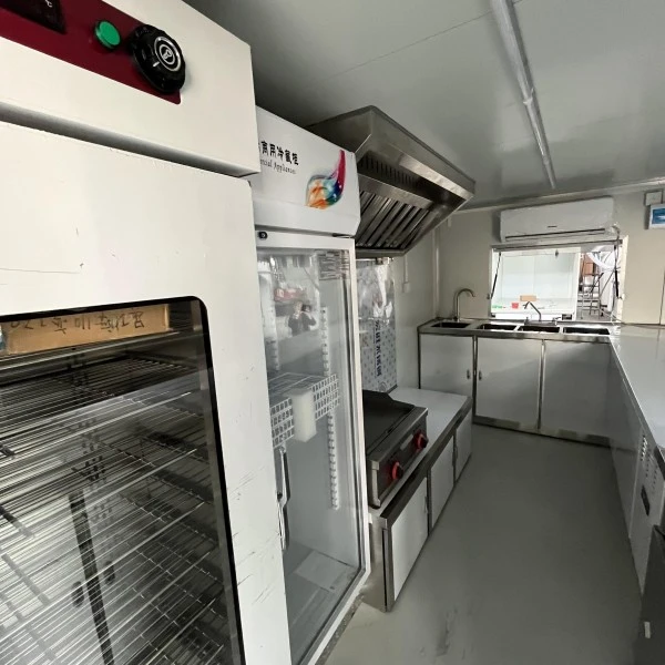 Galvanized Steel Square Food Trailer