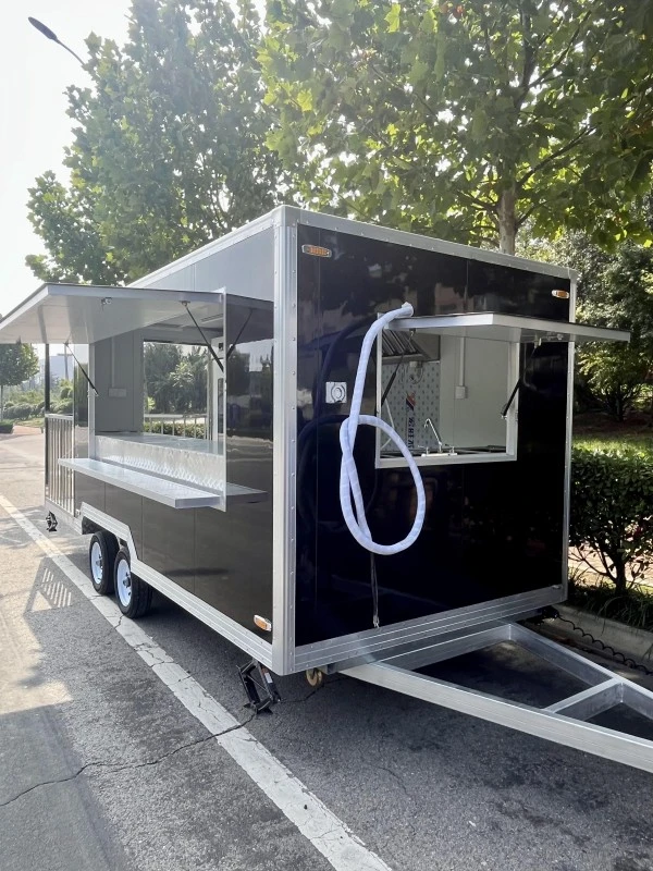 Galvanized Steel Square Food Trailer
