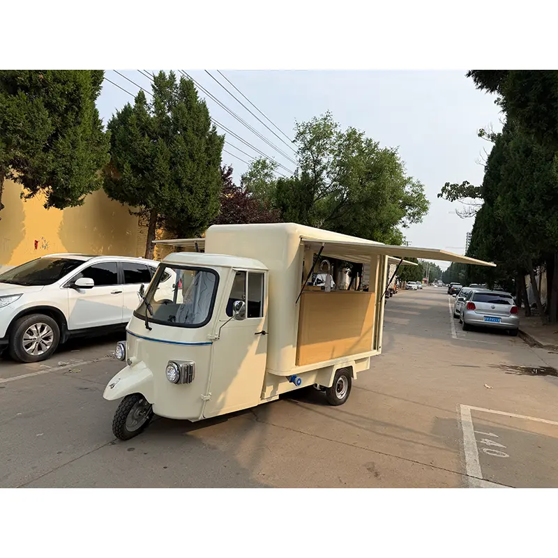 Piaggio Ape モバイル コーヒー バー トラック